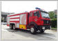 Northern Benz Fire Fighting Vehicle , Large Fire Truck Red Color Large Volume